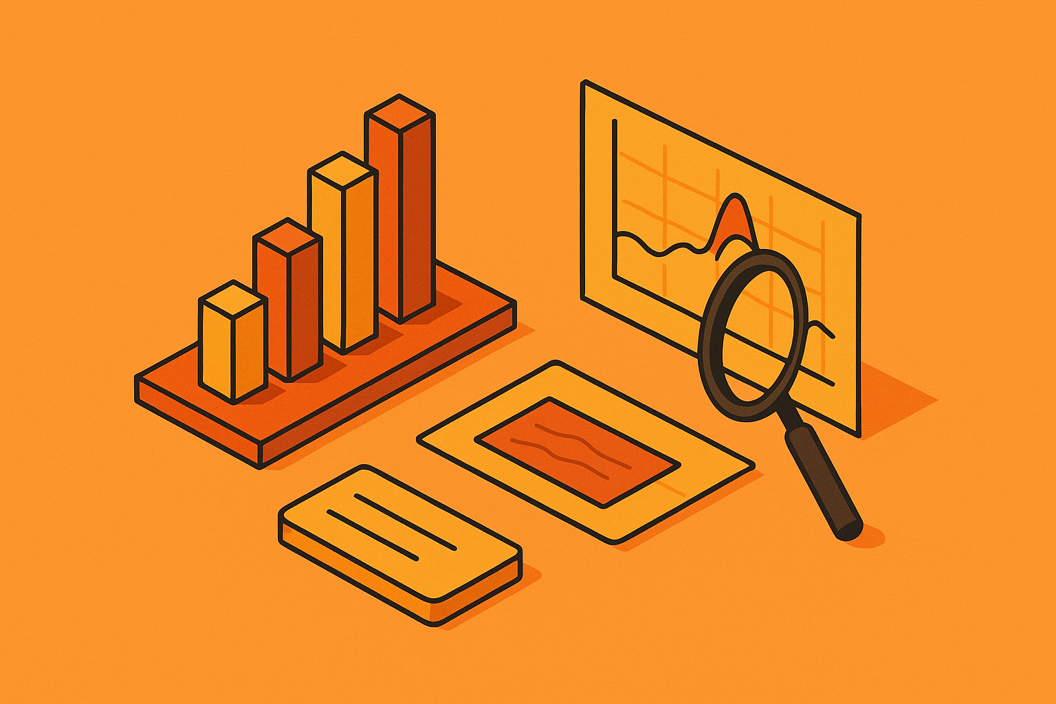 Cover illustration for “Time Series Anomaly Detection for Deployment Regression”