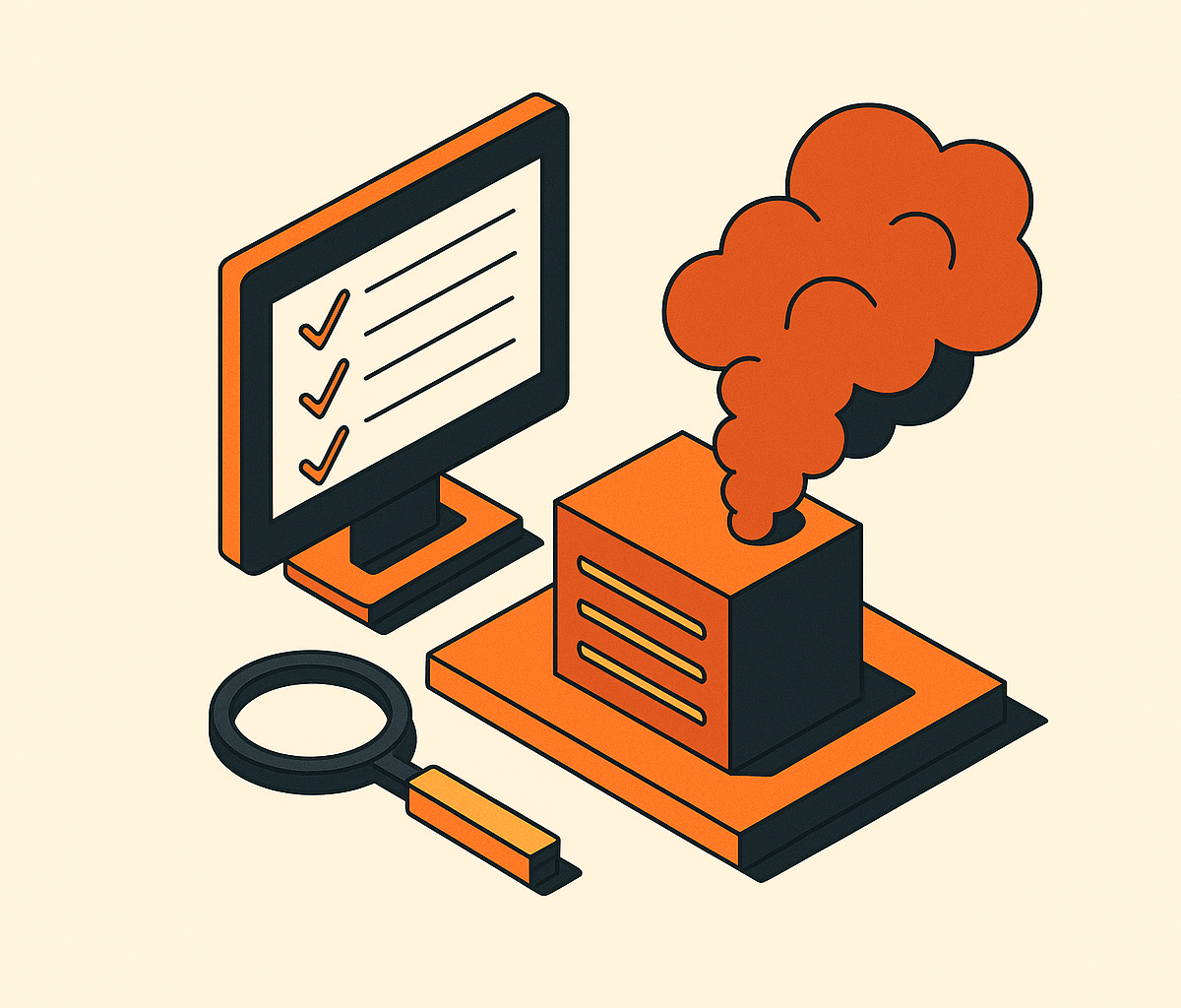 Cover illustration for “Smoke Testing in Production After Deployment”