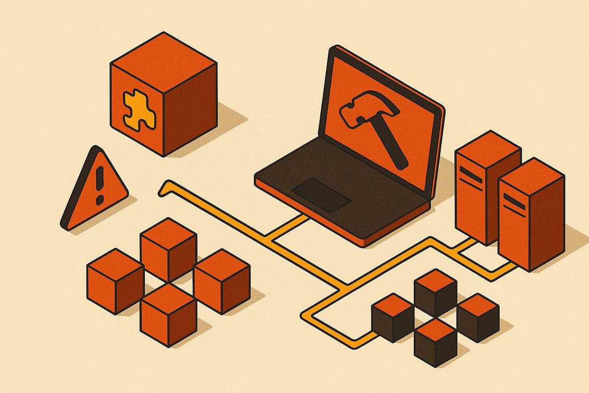 Cover illustration for “Integration Testing Limitations in Microservice Architectures”
