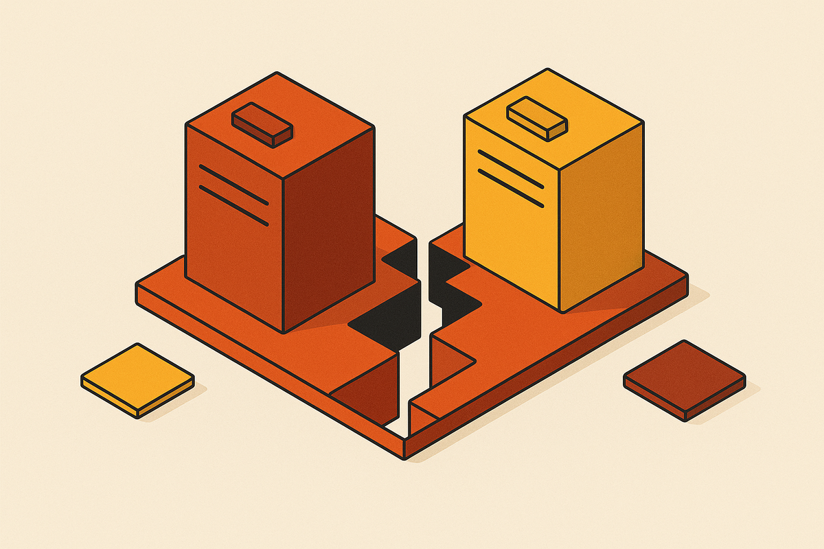 Cover illustration for “Environment Parity Gaps Between Staging and Production”