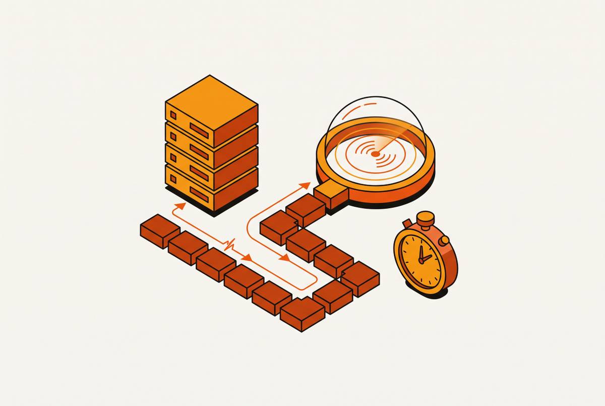 Cover illustration for “Mean Time to Detection in Production Engineering”