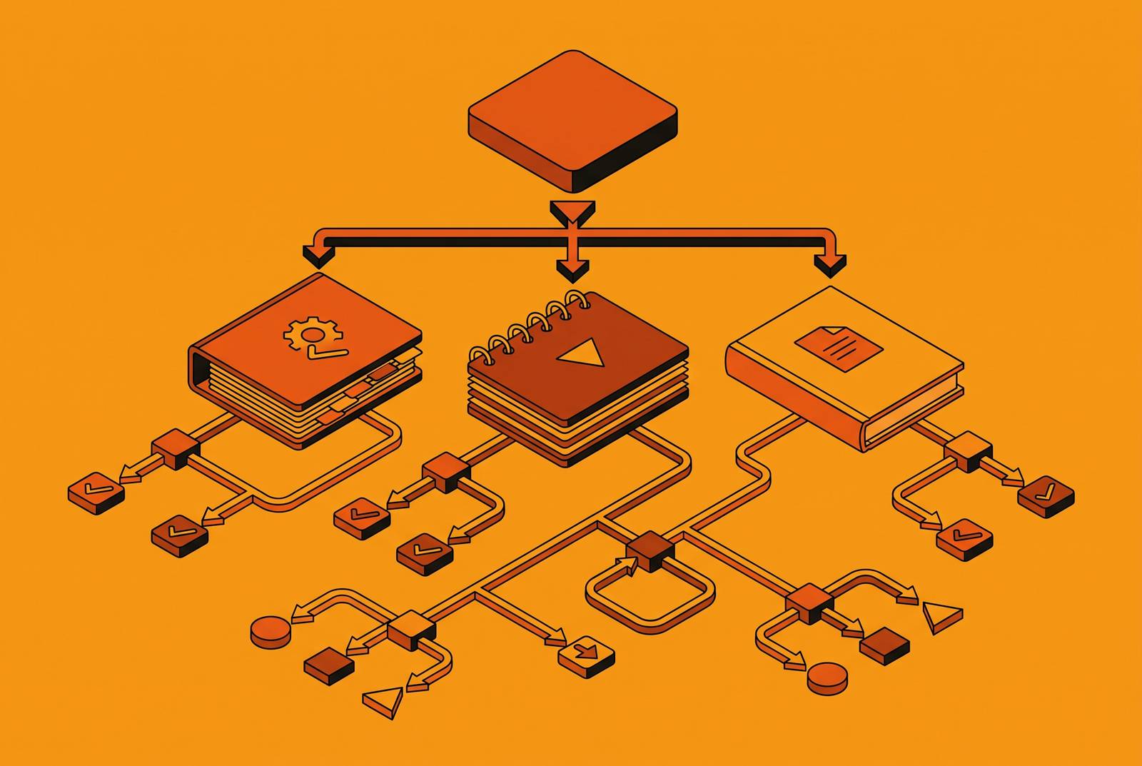 Cover illustration for “Runbook vs Playbook vs SOP Decision Framework”