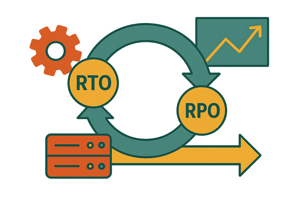 Cover illustration for “RTO and RPO Targets in Modern Continuous Delivery Pipelines”