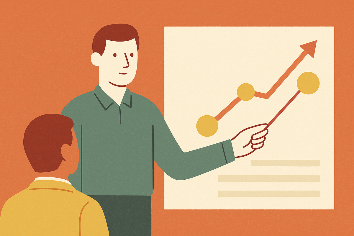 Cover illustration for “SLO Communication to Non-Engineering Executives”