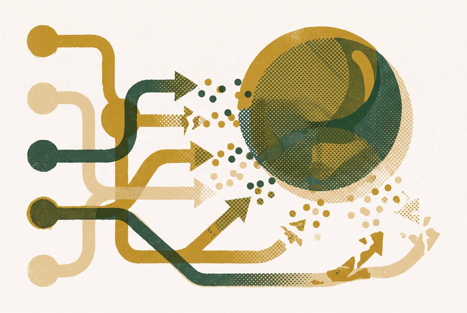 Cover illustration for “Attribution Model Failures in Assistant-Mediated Purchase Journeys”