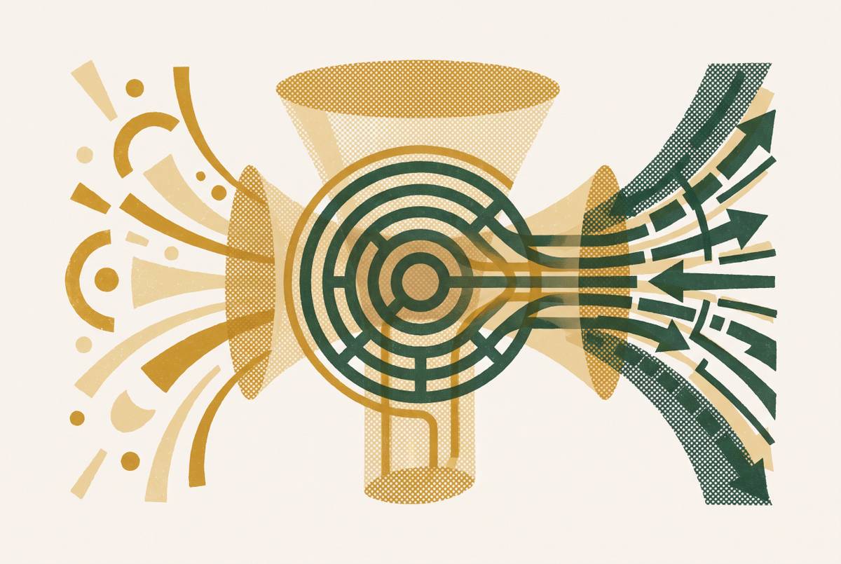 Cover illustration for “Demand Capture vs Demand Generation in an AI-Mediated Funnel”
