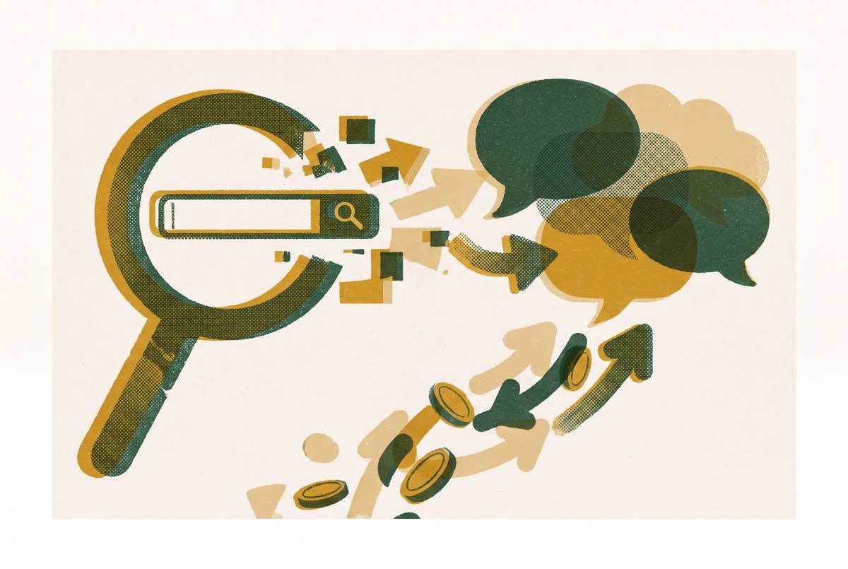 Cover illustration for “Budget Reallocation From Google Search to AI Chat Channels”