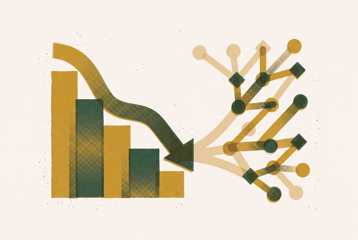 Cover illustration for “Social Paid Media Efficiency Decline and AI Channel Alternatives”
