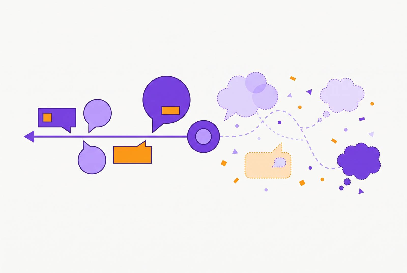 Cover illustration for “Implicit vs. Explicit Intent in AI Conversation Threads”
