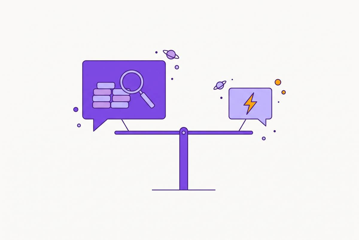 Cover illustration for “High-Consideration vs. Impulse Category Intent in AI Conversations”