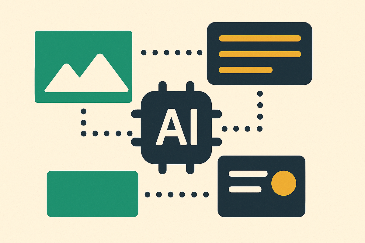 Cover illustration for “Structured Ad Asset Fields for AI Publisher Formats”