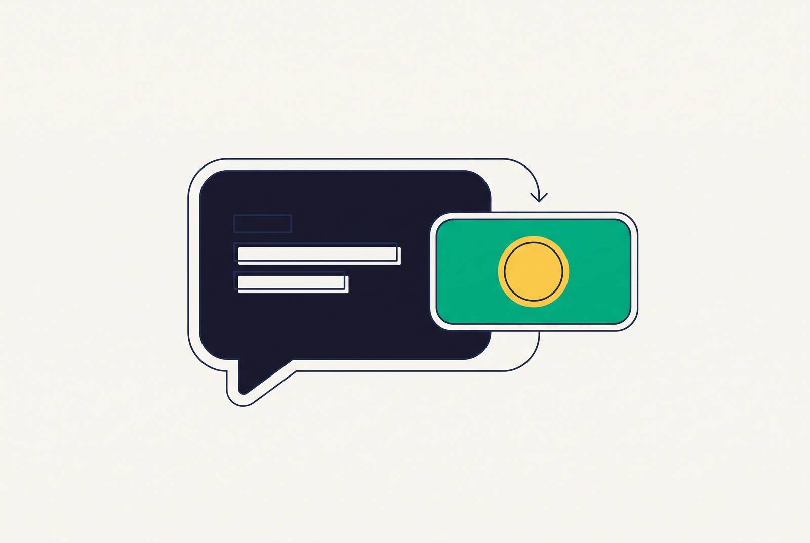 Cover illustration for “CTA Structure in Conversational Ad Contexts”