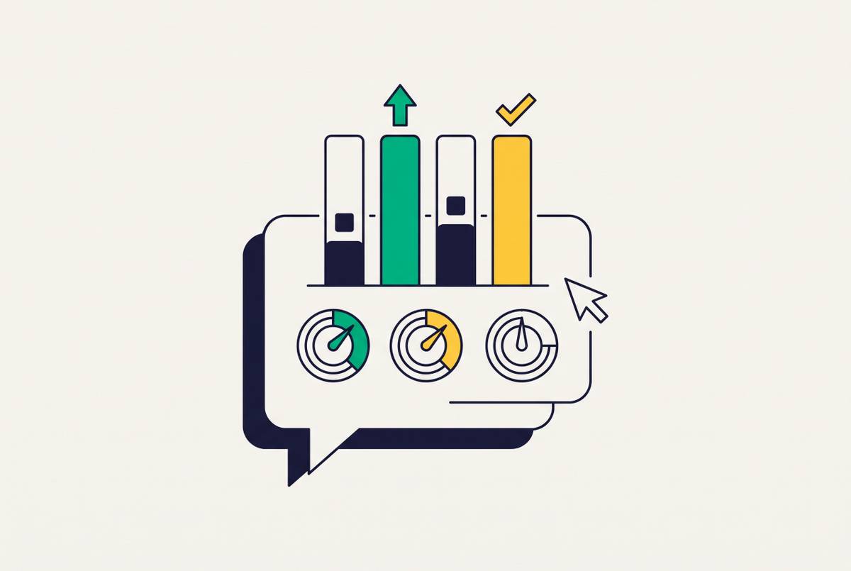 Cover illustration for “KPI Selection for Conversational AI Campaign Reporting”