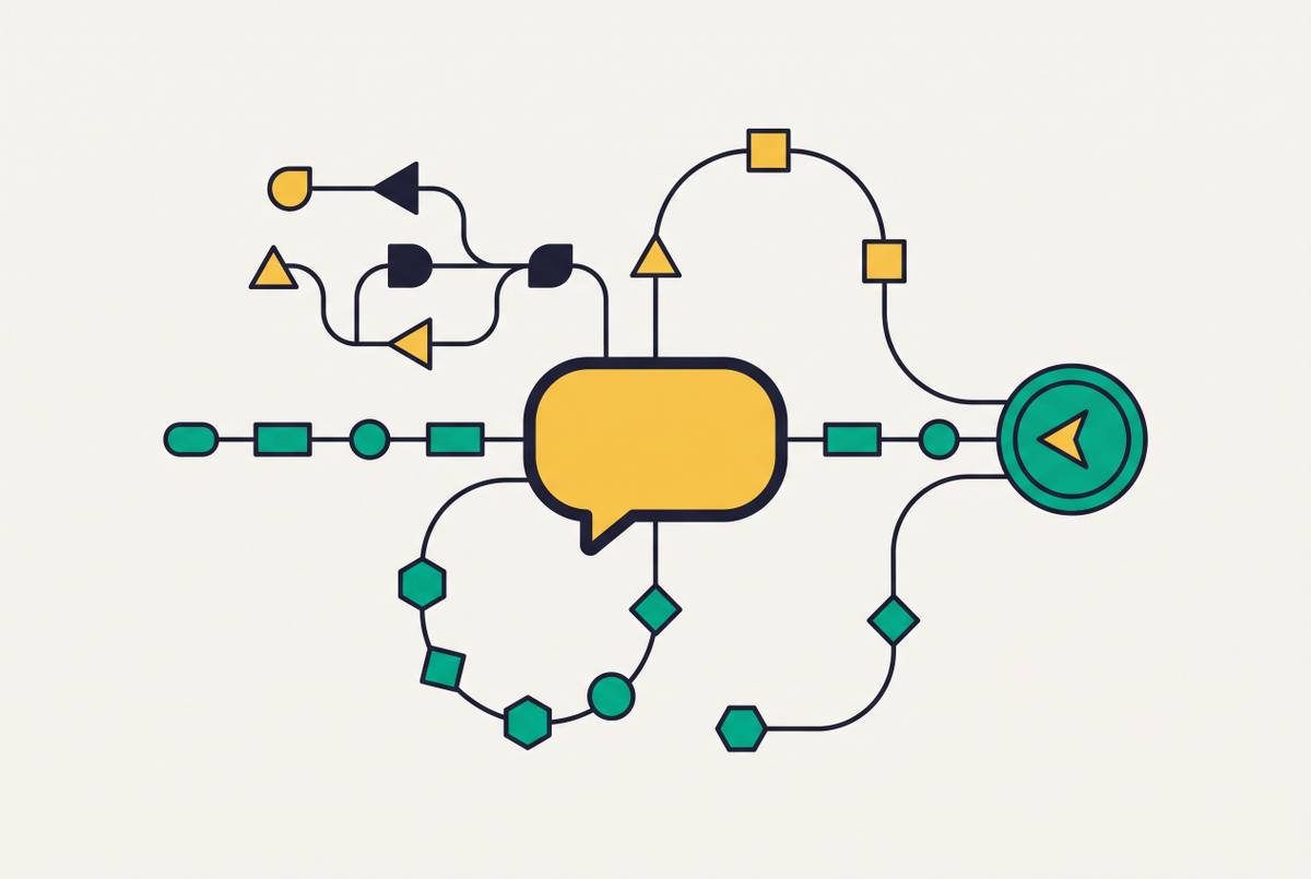 Cover illustration for “Attribution Models for Assistant-Mediated Conversions”
