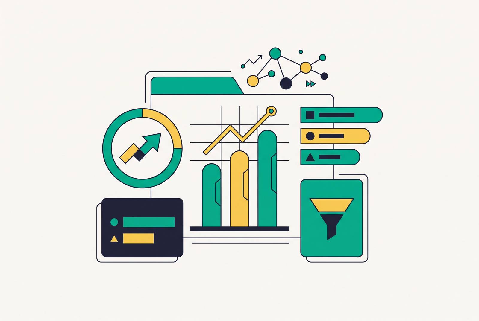 Cover illustration for “Building a Client Reporting Dashboard for AI Placements”