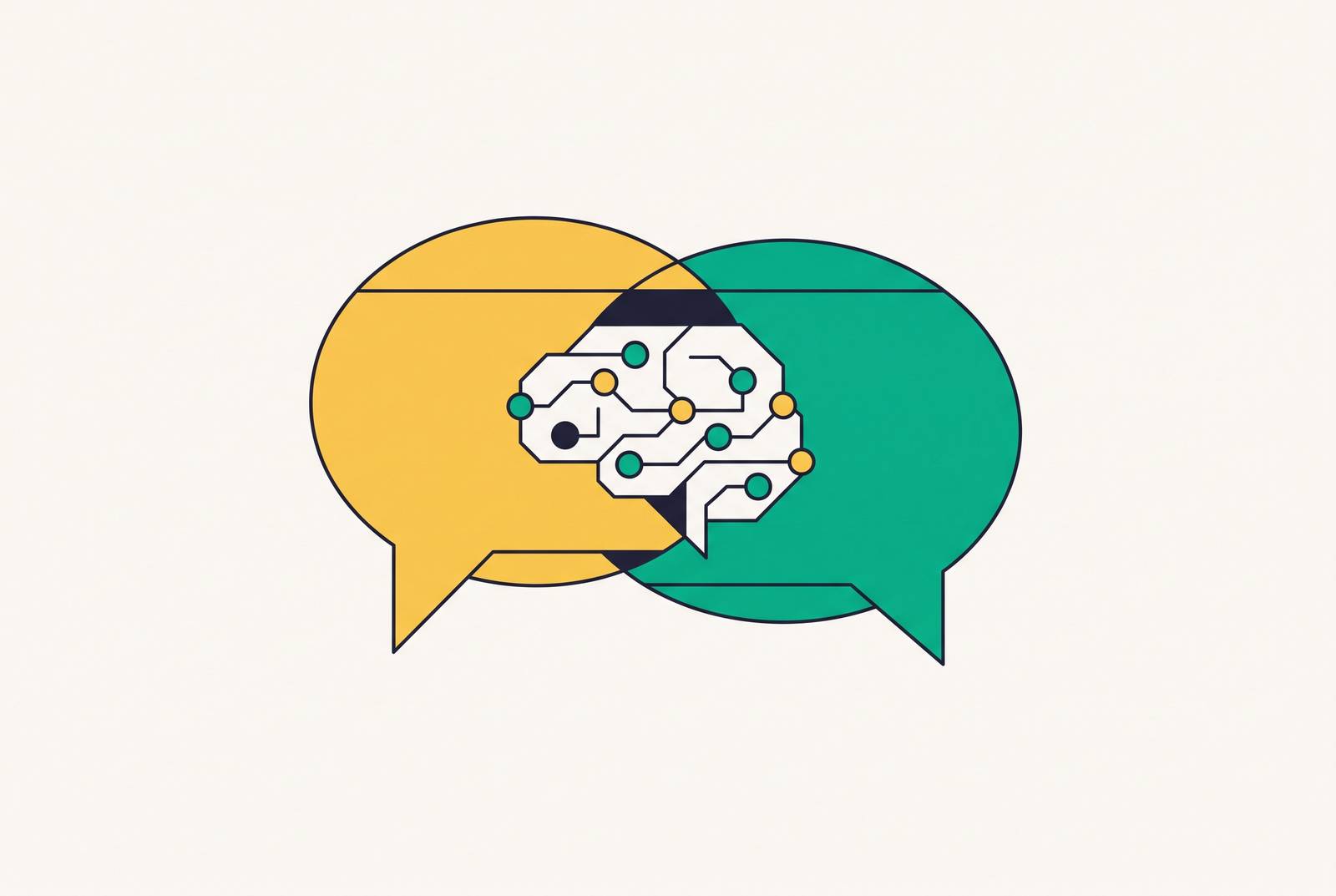 Cover illustration for “Internal Agency Case for Adding Conversational AI Capabilities”