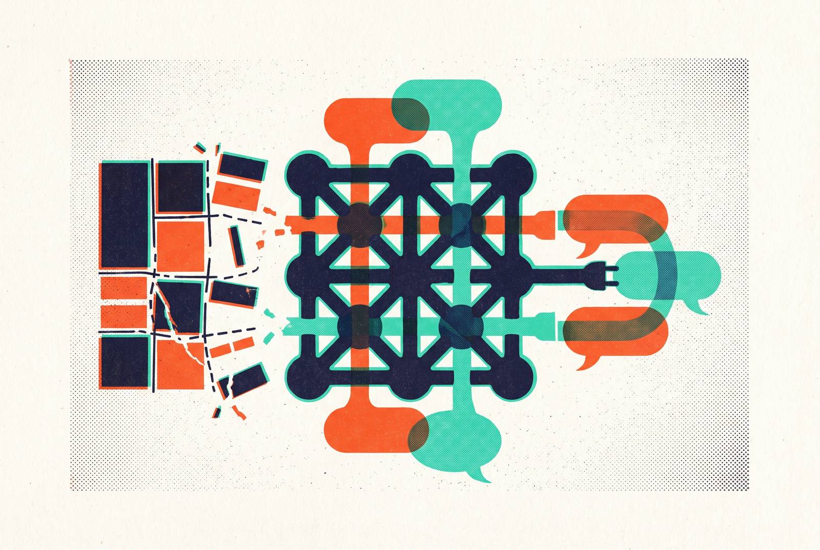 Cover illustration for “When Standard Ad Networks Fail AI App Publishers, the Answer Is Exchange Infrastructure Built for Conversational Formats”