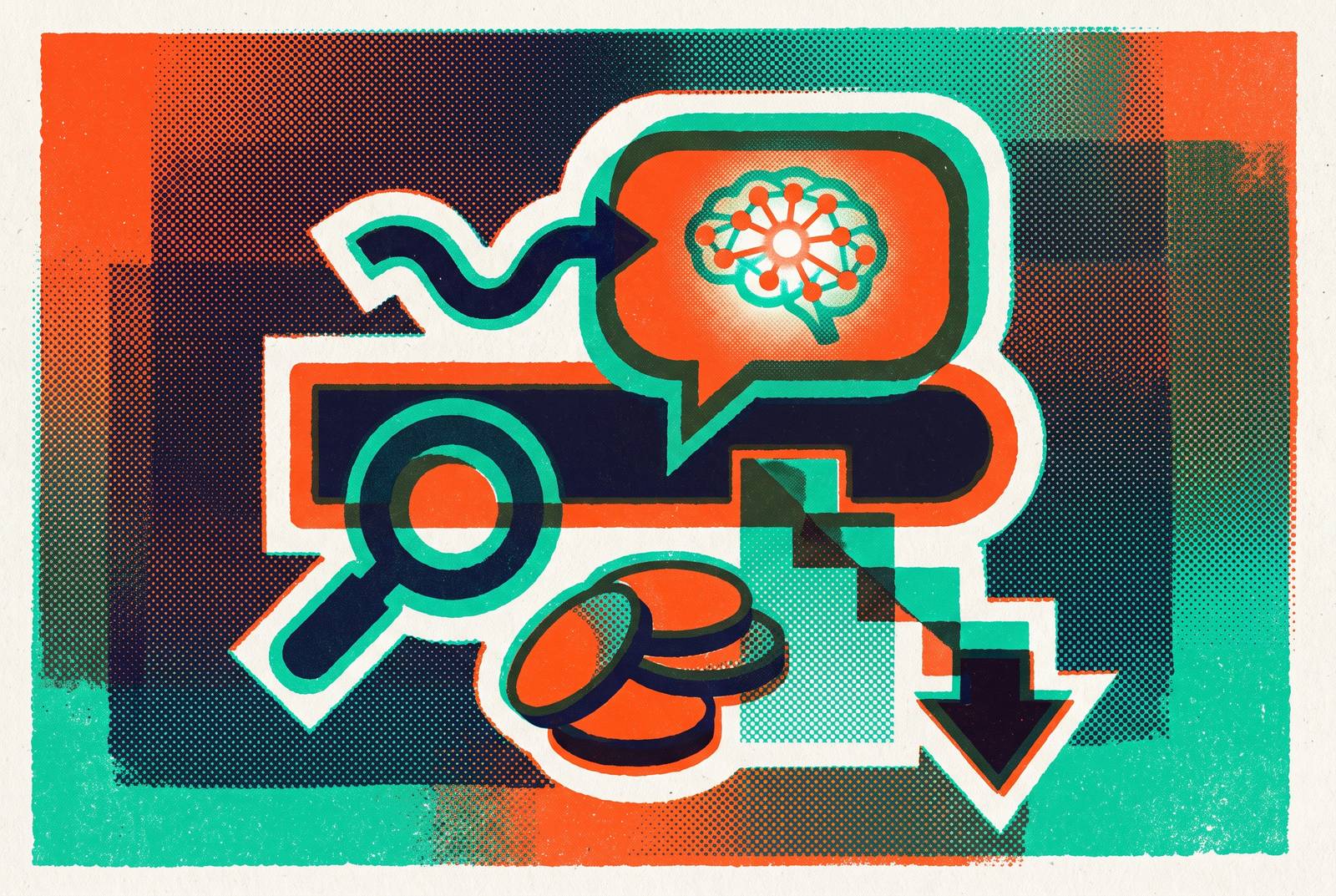 Cover illustration for “Zero-Click AI Answers and Their Impact on Paid Search ROI”