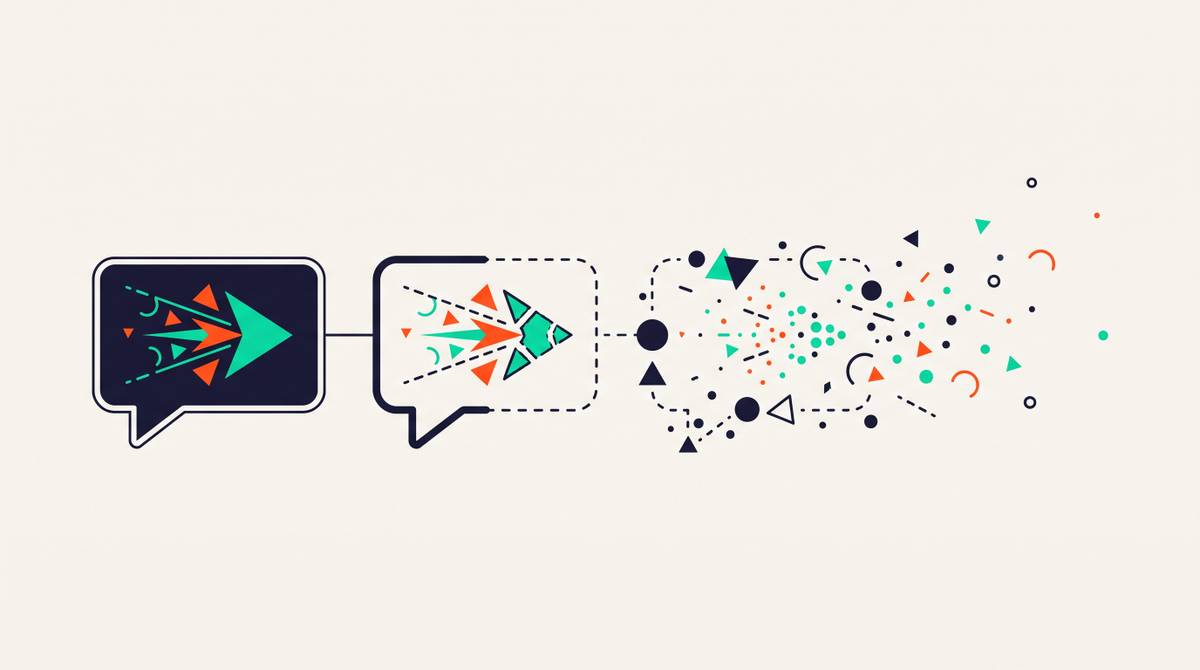 Cover illustration for “Intent Signal Decay in Multi-Turn AI Conversations”