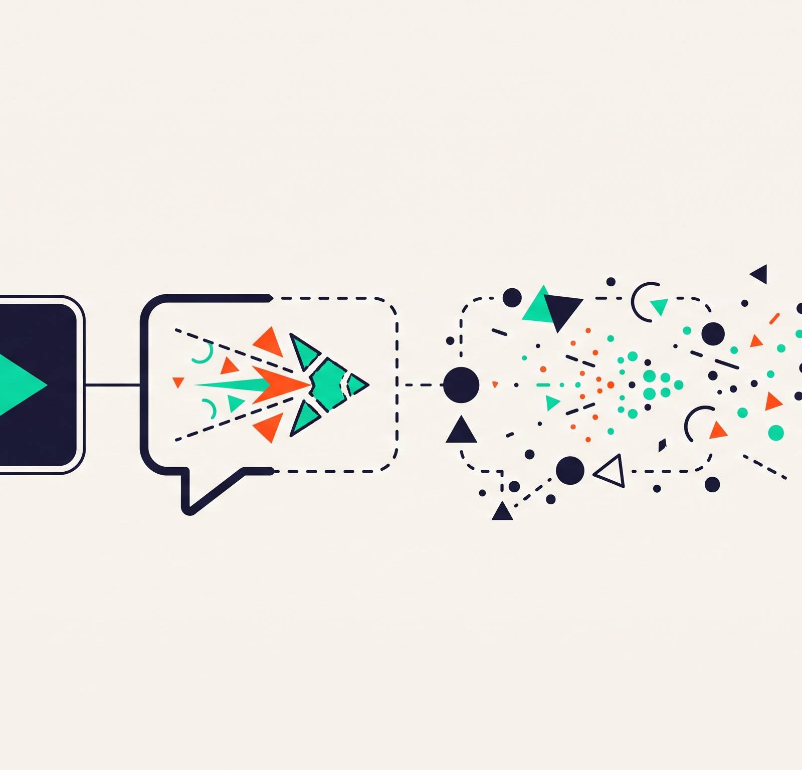 Cover illustration for “Intent Signal Decay in Multi-Turn AI Conversations”