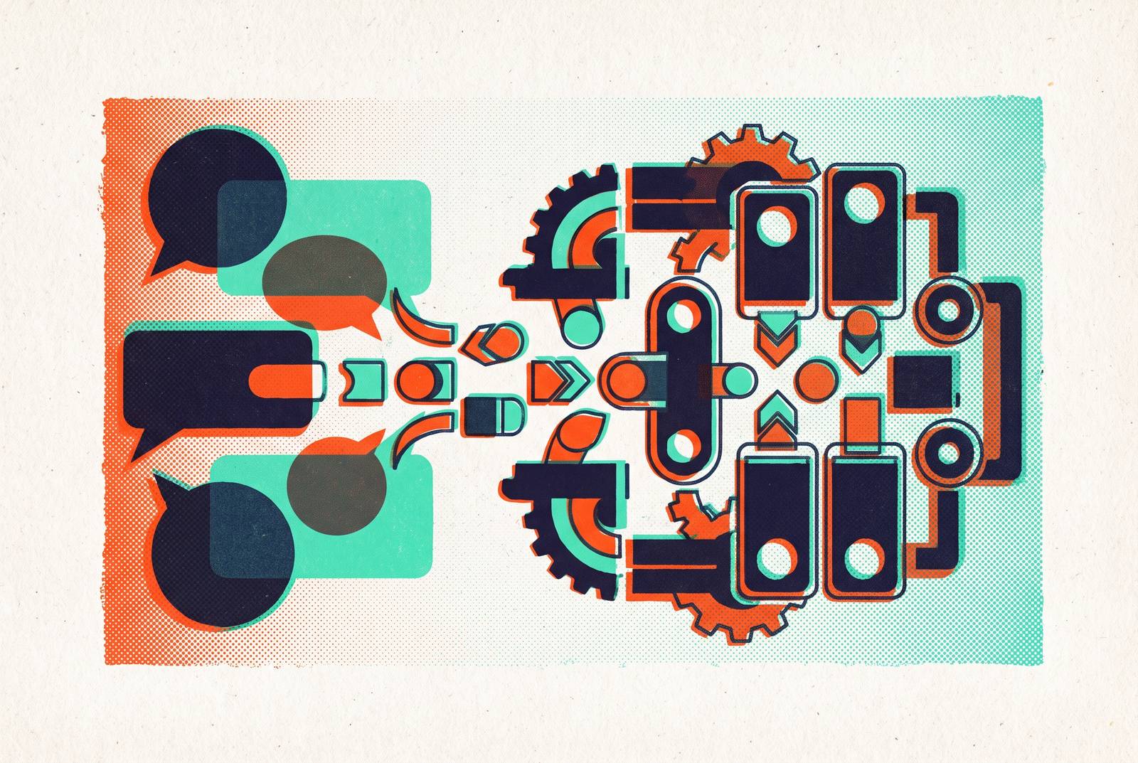 Cover illustration for “programmatic buying options for advertisers entering AI chat placements”