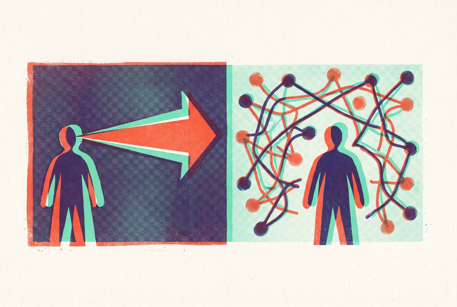 Cover illustration for “Comparing Intent Quality Between AI Search Users and Google Search Users”