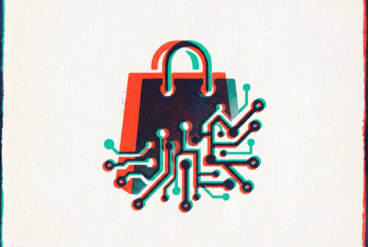 Cover illustration for “AI Advertising Playbook for E-Commerce Brands”