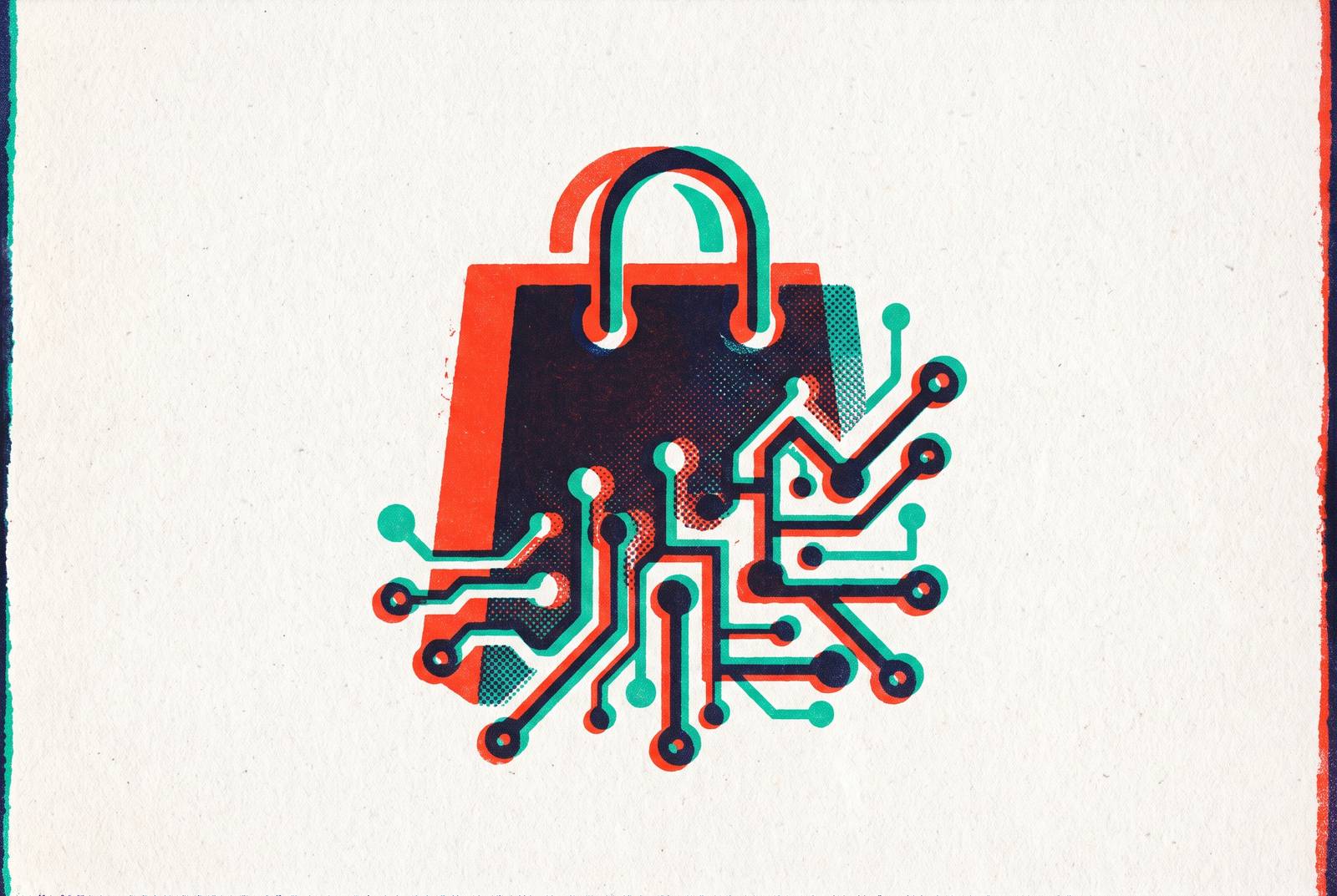 Cover illustration for “AI Advertising Playbook for E-Commerce Brands”
