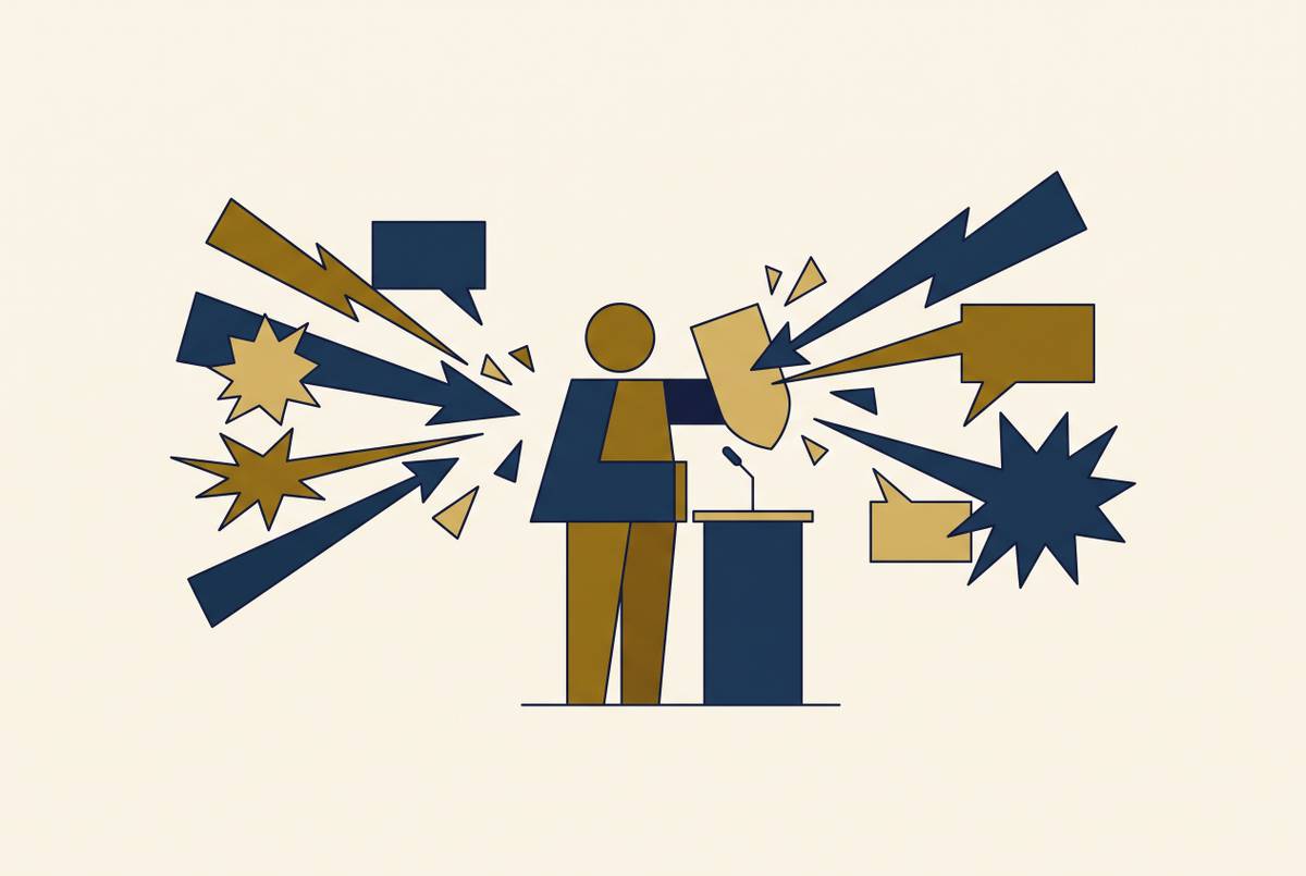 Cover illustration for “Handling Hostile Analyst Questions on Small-Cap Earnings Calls”