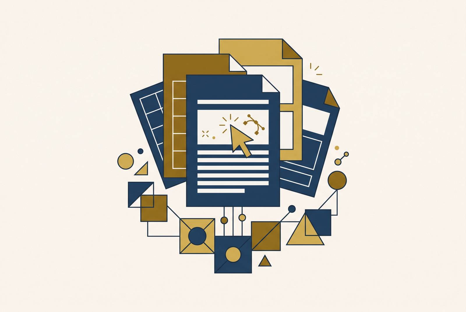 Cover illustration for “AI Tools for Drafting 8-K Current Reports and Press Releases”