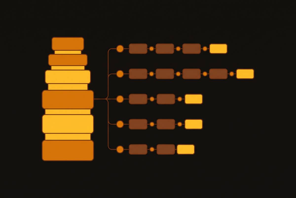 Cover illustration for “Prefix Caching for Shared System Prompts”