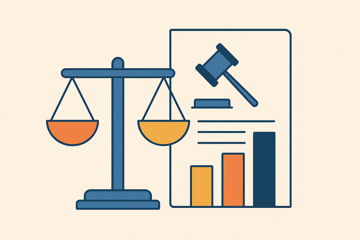 Cover illustration for “Law Firm Intake Conversion Rate Benchmarks by Practice Area”
