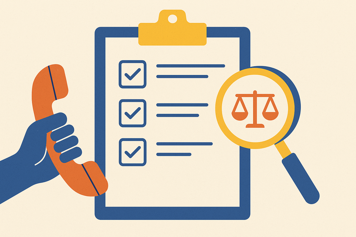 Cover illustration for “Screening Criteria for Personal Injury Intake Calls”