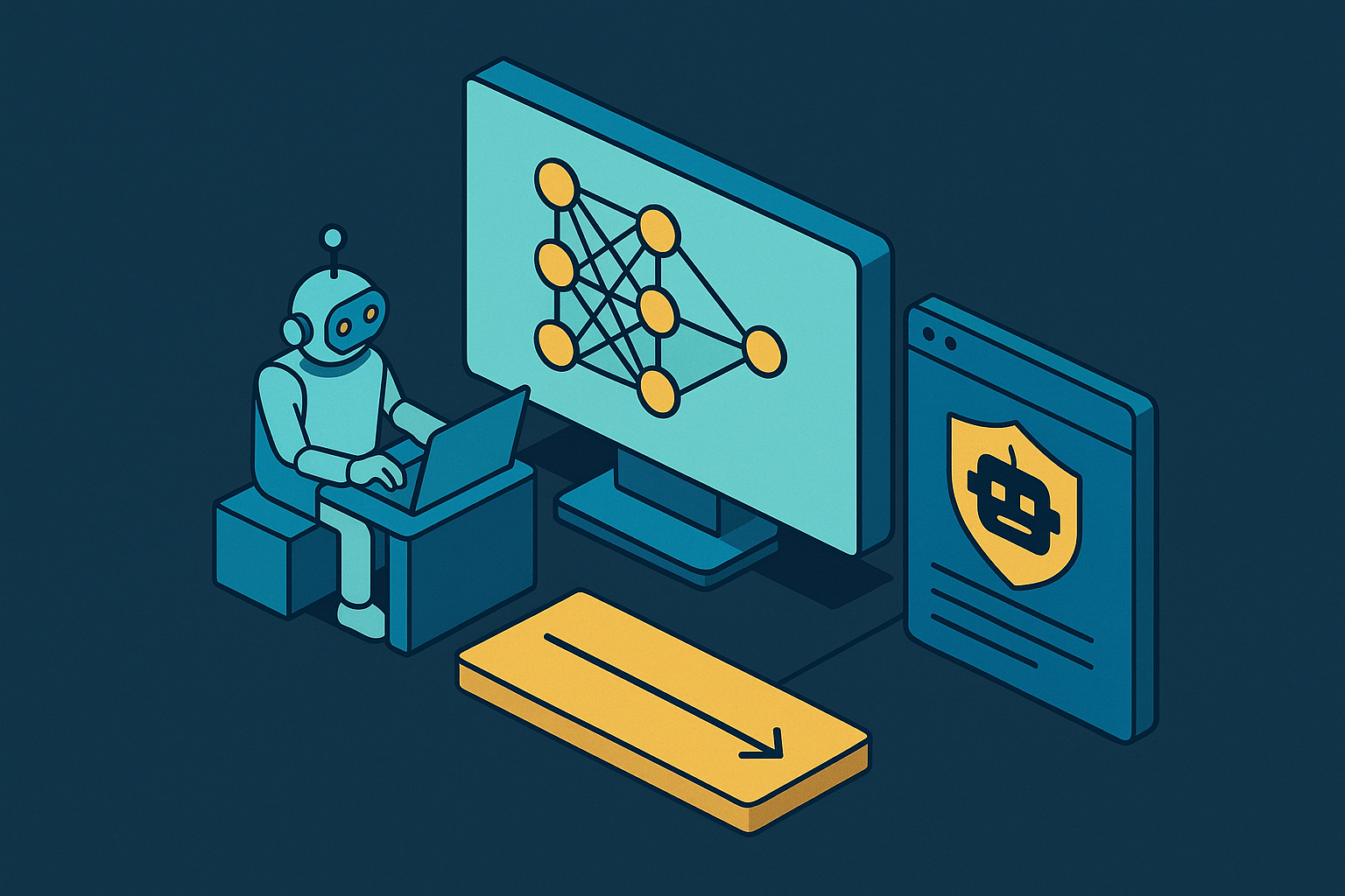 Cover illustration for “Adversarial Machine Learning Against Bot Detection Classifiers”