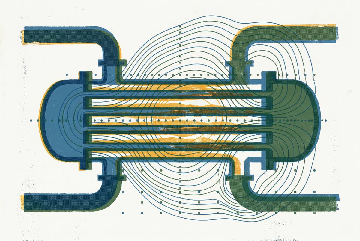 Cover illustration for “Data-Driven Fouling Prediction in Heat Exchanger Networks”