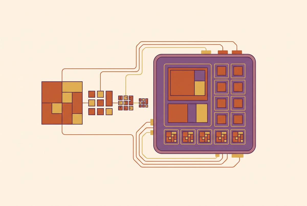 Cover illustration for “Quantization Formats for Apple Silicon LLM Inference”