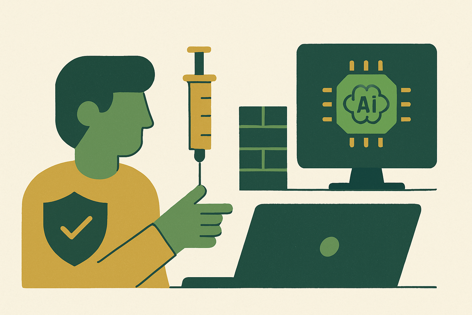 Cover illustration for “Prompt Injection Risks in Compliance AI Systems”