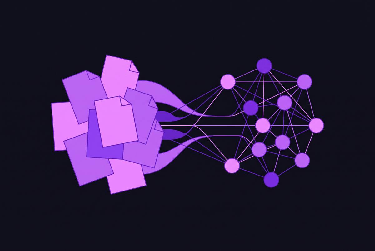 Cover illustration for “Knowledge Graph Construction From Unstructured Documents”