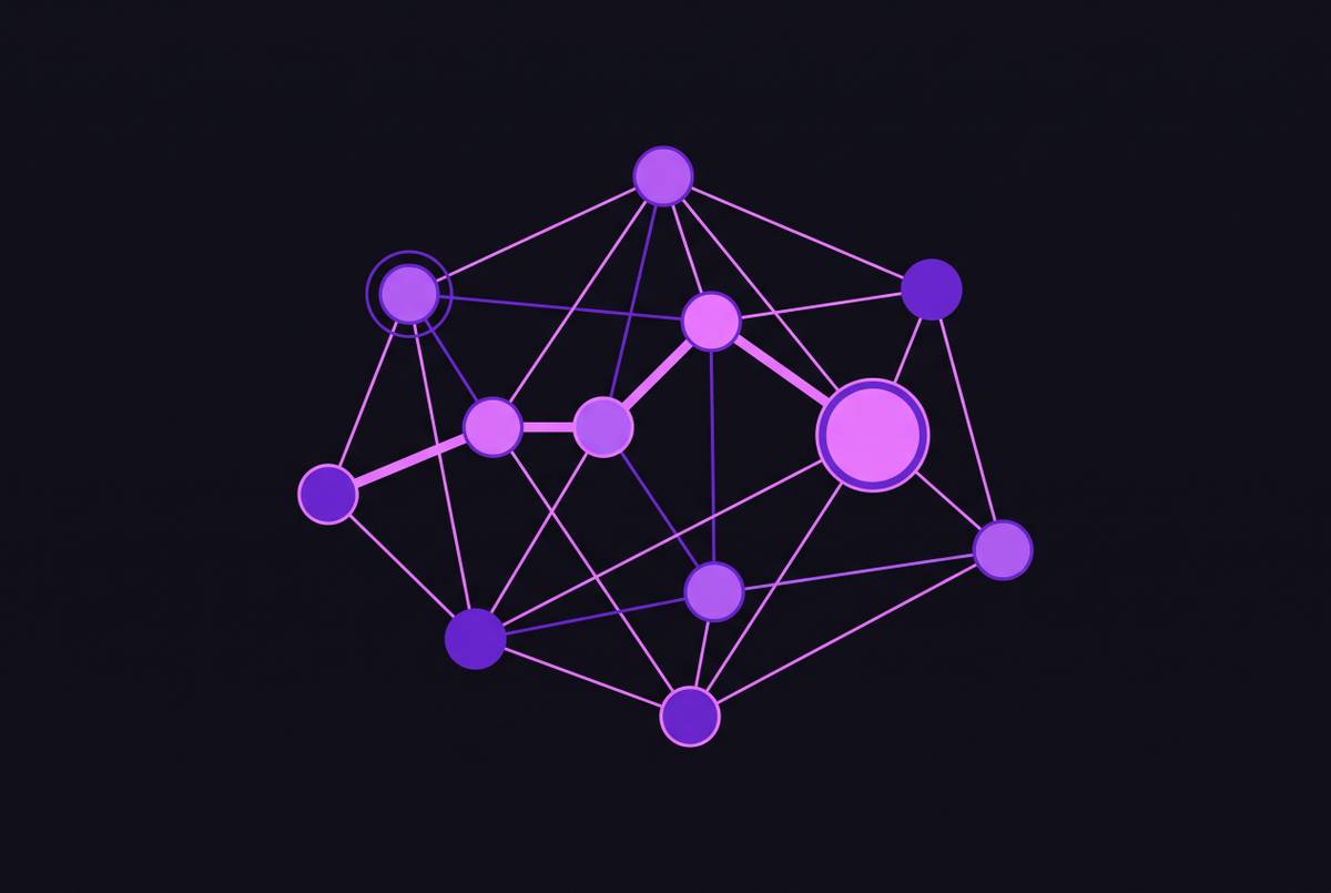 Cover illustration for “Multi-Hop Reasoning Over Knowledge Graphs at Inference Time”