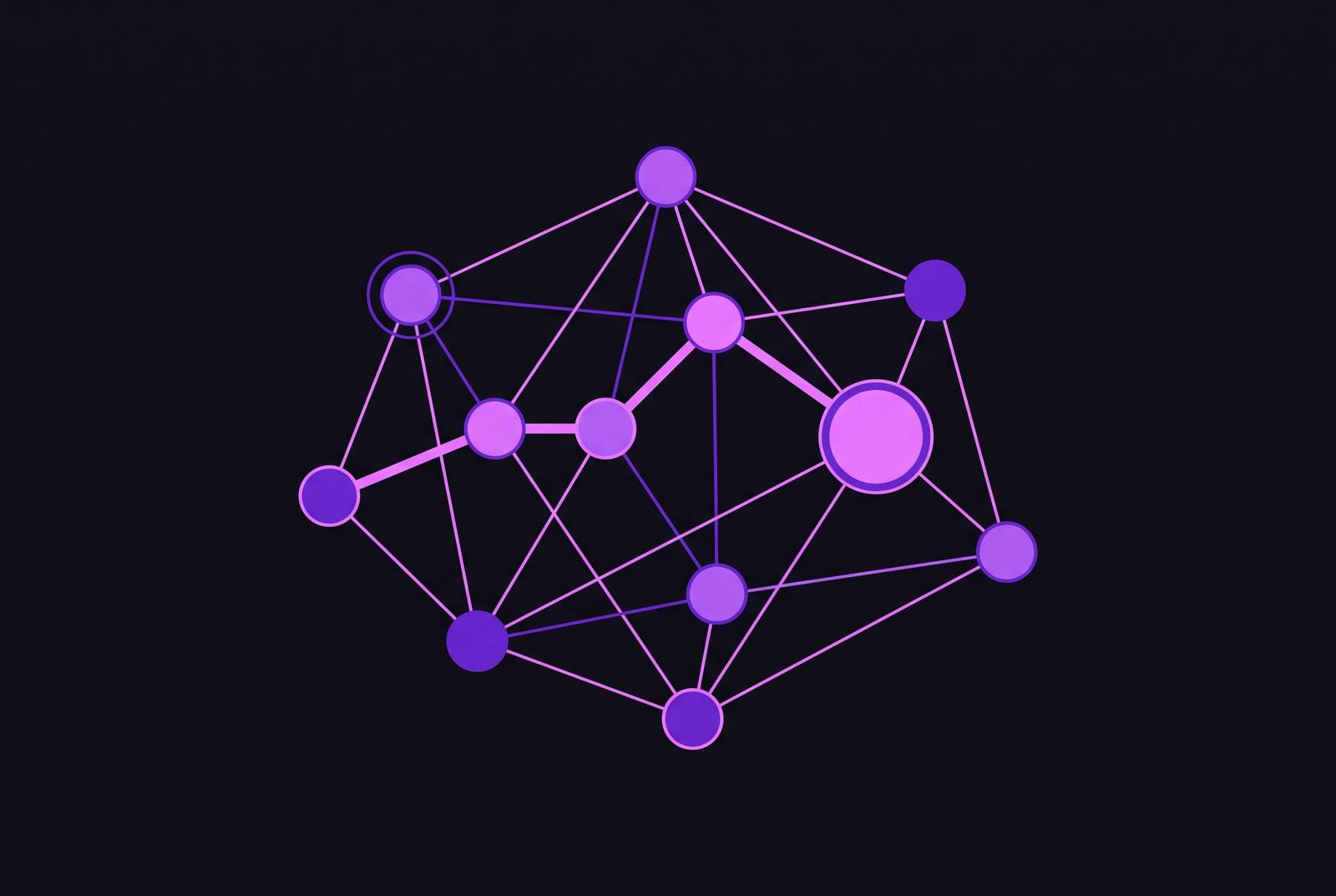 Cover illustration for “Multi-Hop Reasoning Over Knowledge Graphs at Inference Time”