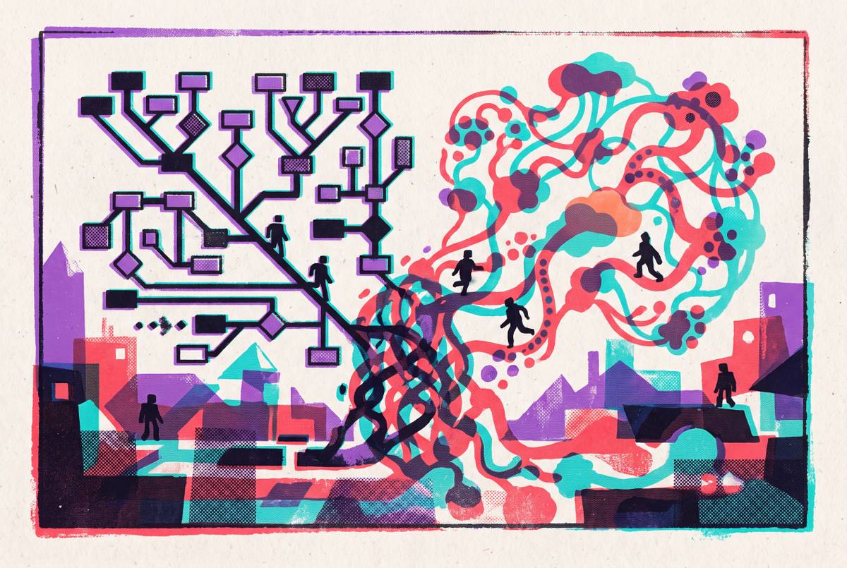 Cover illustration for “Behavior Trees Versus Learned Policies for NPC AI in Complex Environments”