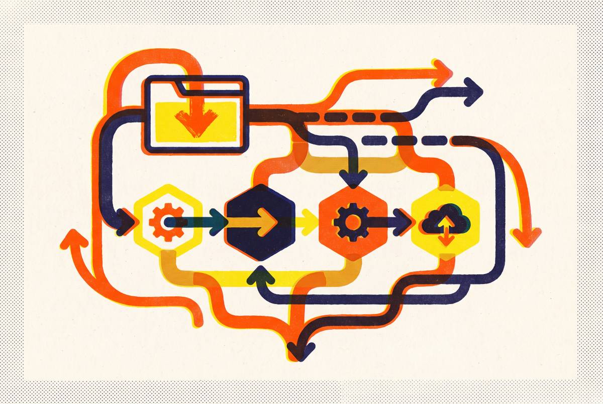 Cover illustration for “GitHub Actions Workflows for AI-Generated Repositories”