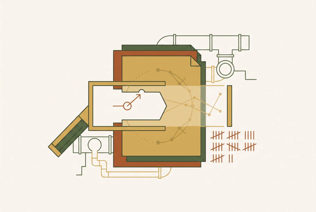 Cover illustration for “AI-Assisted Scope Gap Detection in Mechanical Bid Documents”