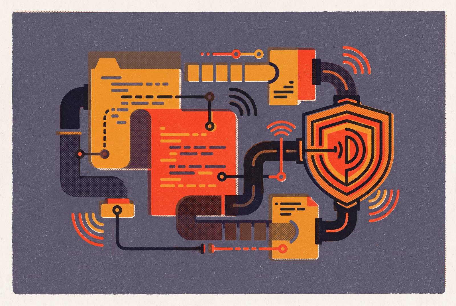 Cover illustration for “Detection as Code Workflows in Modern Security Teams”
