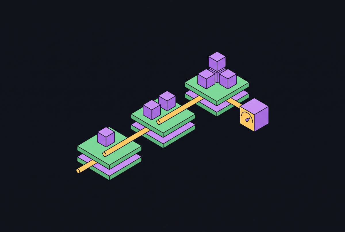 Cover illustration for “Cost Modeling for Long-Horizon Agentic Tasks”