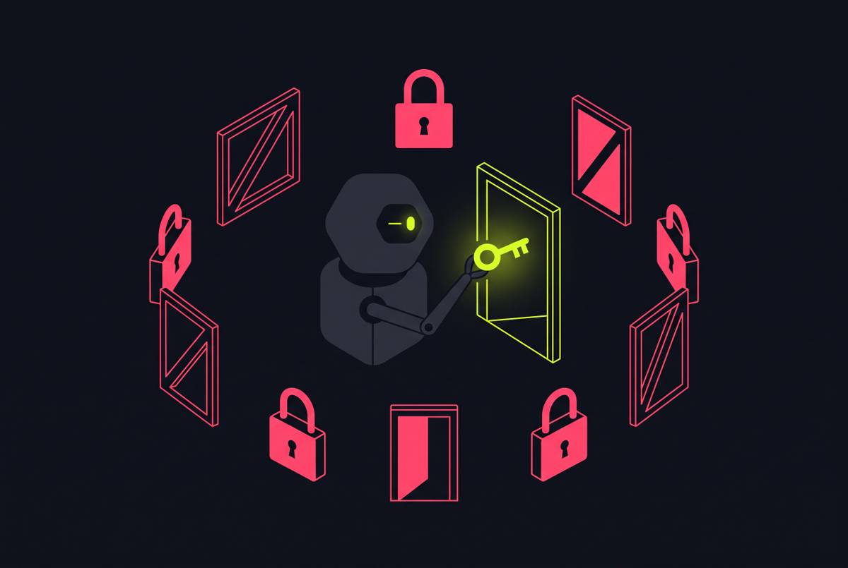Cover illustration for “Least Privilege Design for Autonomous AI Agents”