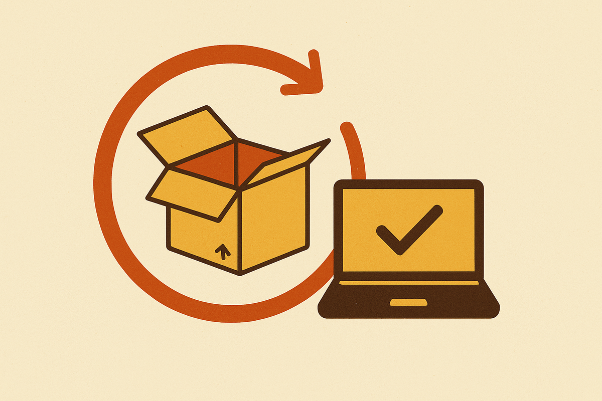 Cover illustration for “Cycle Time Benchmarks for E-Commerce Returns Processing”
