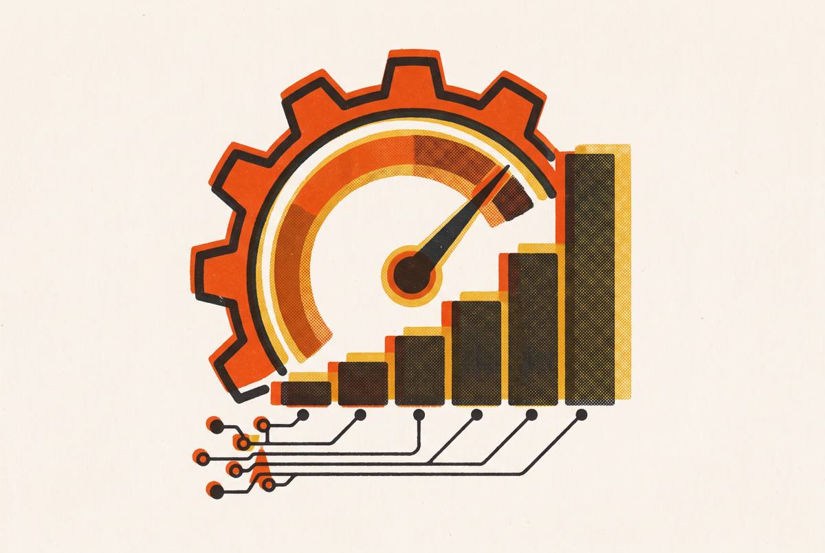 Cover illustration for “Measuring OEE Improvement Attribution to Specific AI Interventions”