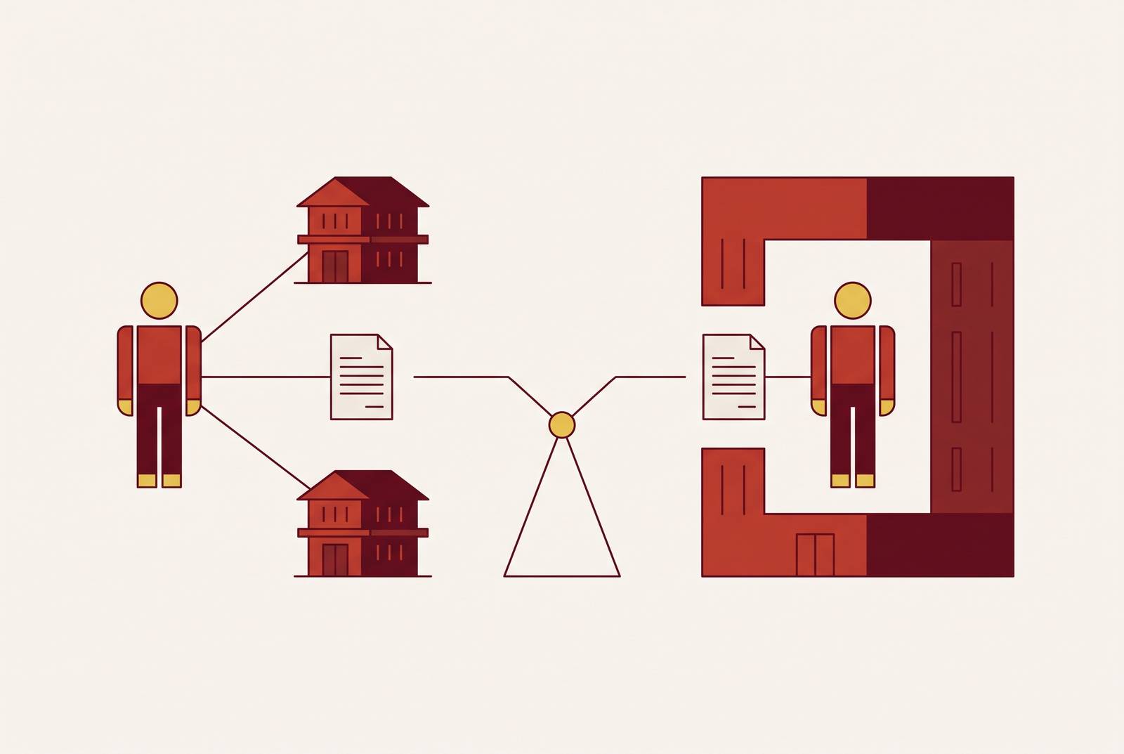 Cover illustration for “LNC Independent Contractor Versus Employee Status in Law Firms”