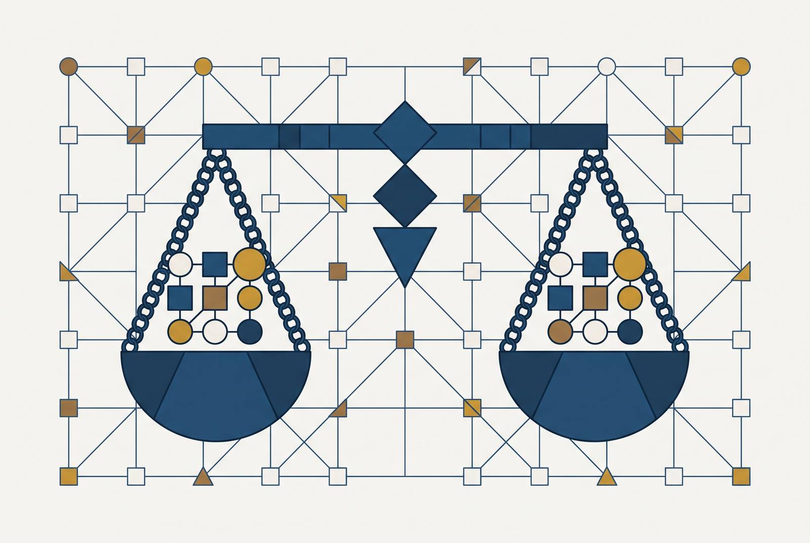 Cover illustration for “Bias and Fairness Testing in AI Audits”
